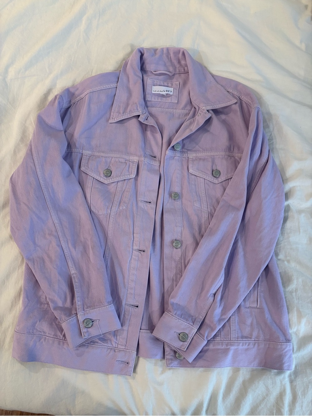 Lilac Denim Jacket